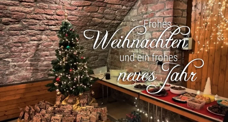 Frohe Weihnachten und frohes neues Jahr 2026