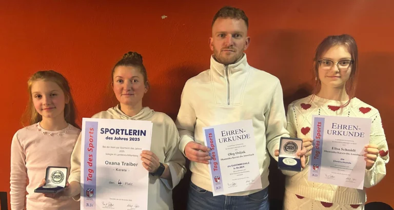 Tag des Sports 2025 – Ehrungen für Karateka